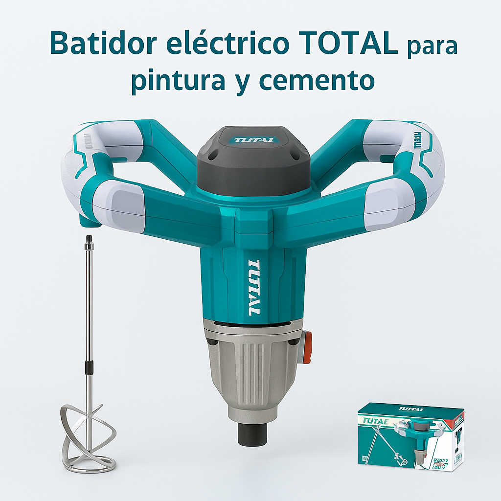 Mezclador de Pintura Eléctrico TOTAL 1400W