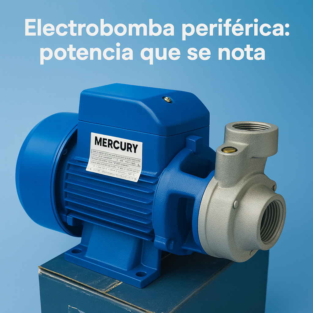Electrobomba 1 HP – Periférica para Tanques, Pozos y Jardines