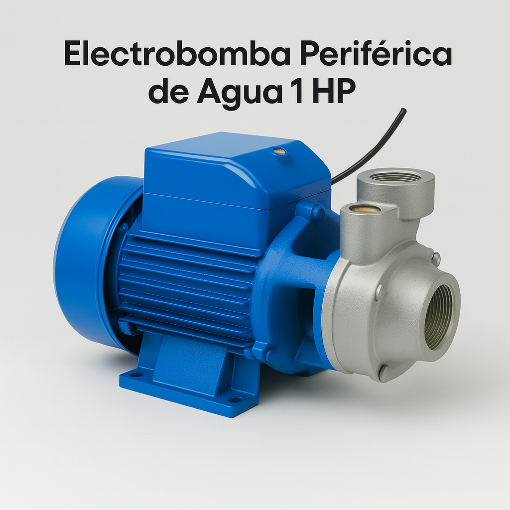 Electrobomba 1 HP – Periférica para Tanques, Pozos y Jardines