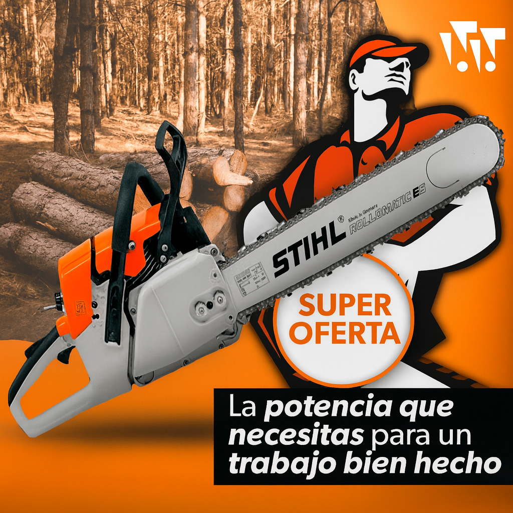 Motosierra STIHL MS 381 – Rendimiento Profesional en Cada Corte