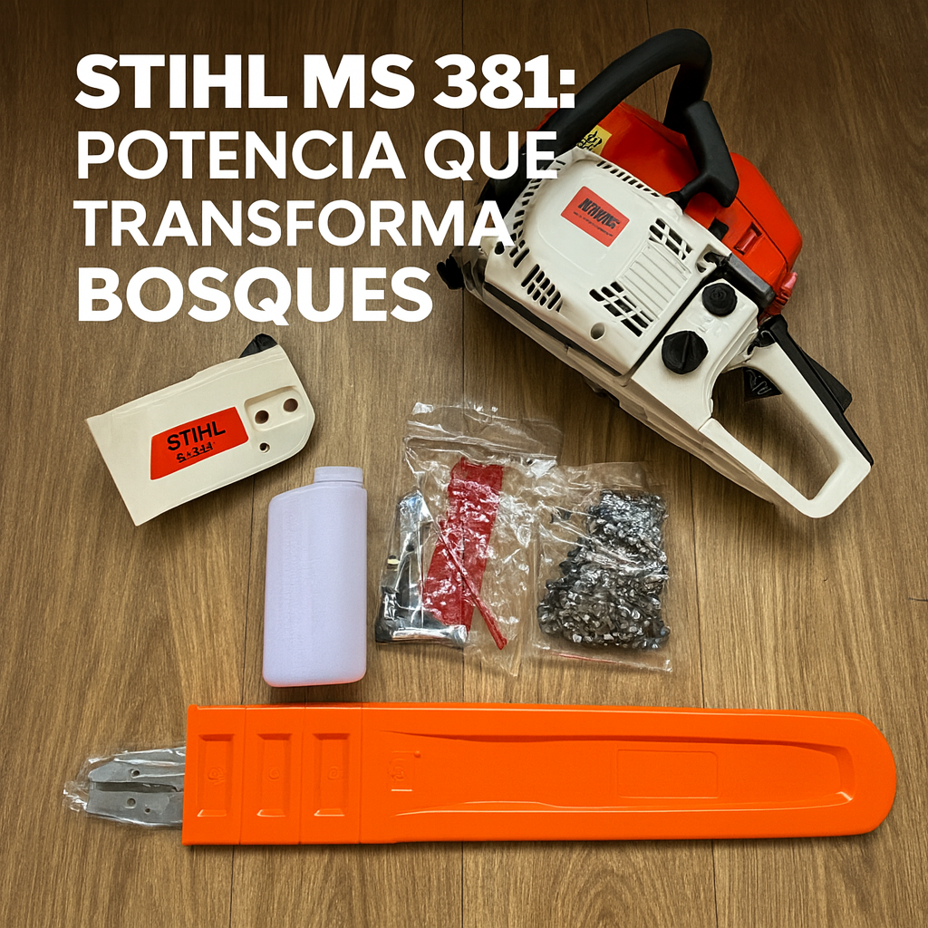 Motosierra STIHL MS 381 – Rendimiento Profesional en Cada Corte