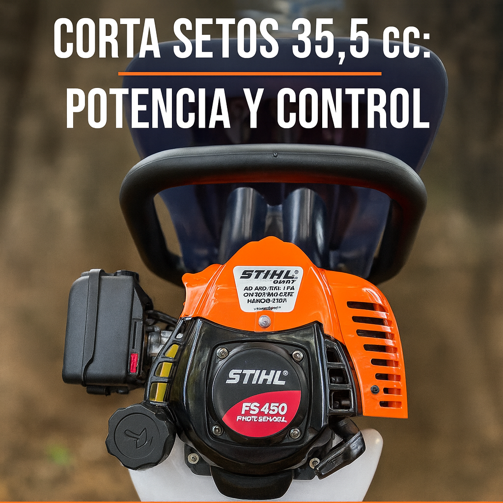 CORTASETOS A GASOLINA 35,5 cc – HOJA 76 cm + ACEITE