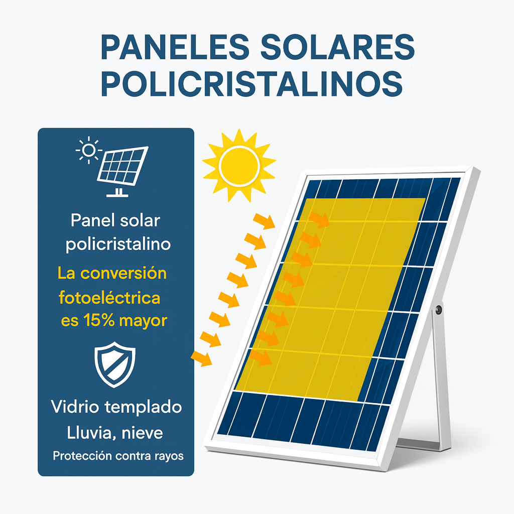 Lámpara LED Solar de Alumbrado Público ATIKUS 500 W (IP65