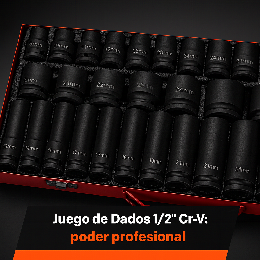 Juego de copas de impacto de 35 piezas