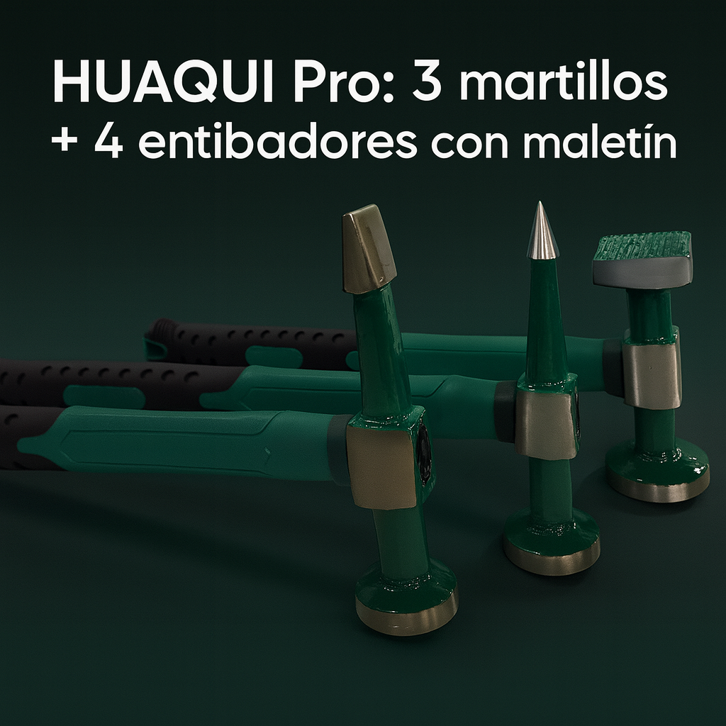Martillos de Latonería HUAQUI – Kit Profesional x7
