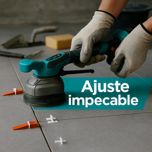 Vibrador de Baldosa MAKITA Inalámbrico 36V (2 baterías) – 5 Velocidades Ajustables