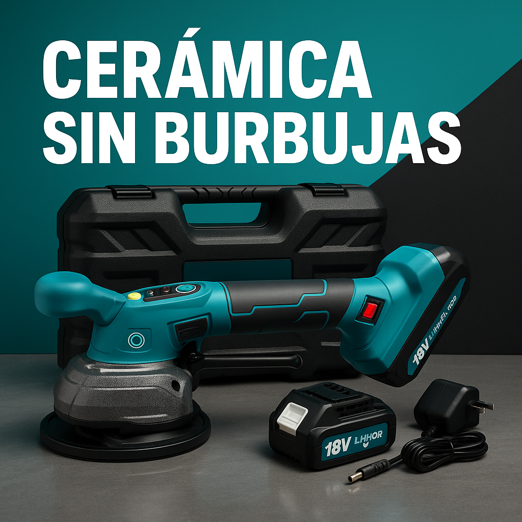 Vibrador de Baldosa MAKITA Inalámbrico 36V (2 baterías) – 5 Velocidades Ajustables