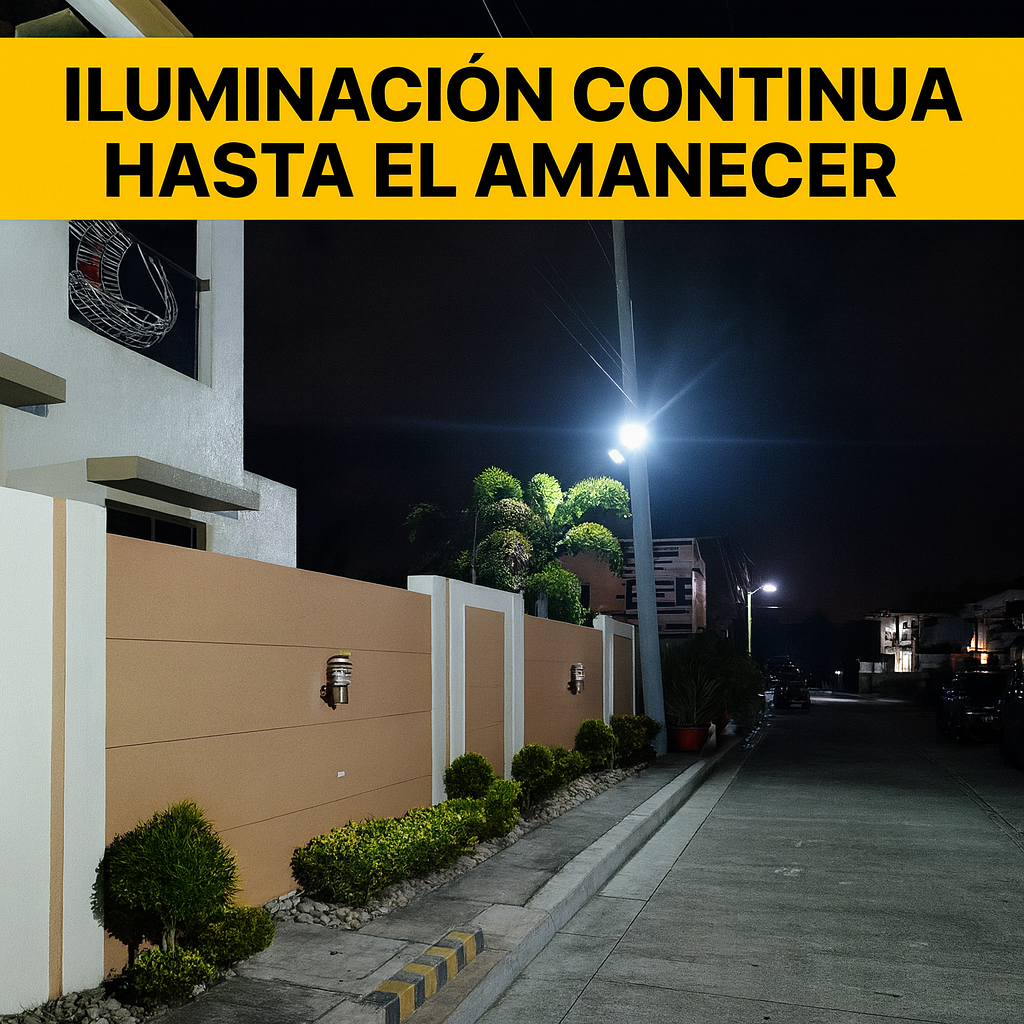 Lámpara Exterior con Panel Solar CL115