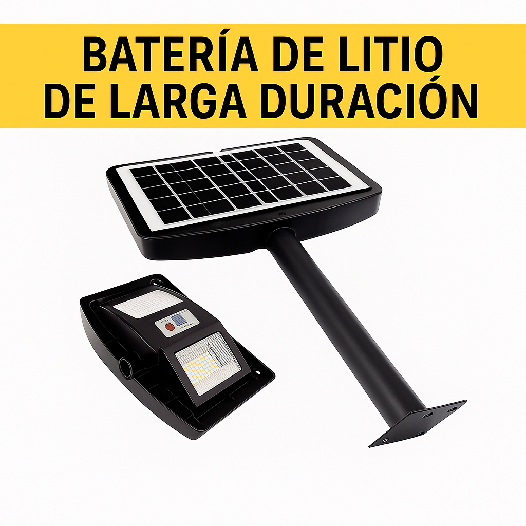 Lámpara Exterior con Panel Solar CL115