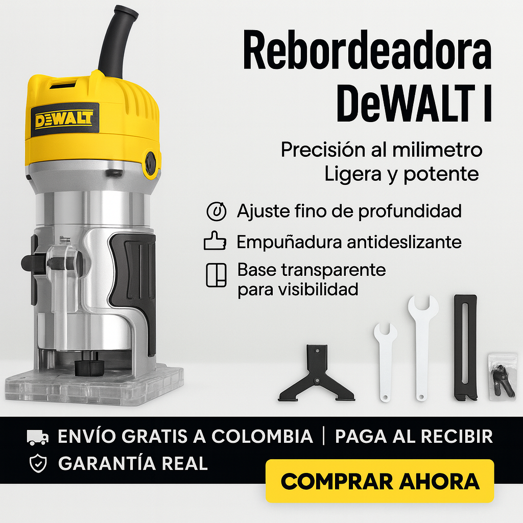 Rebordeadora DEWALT 800W