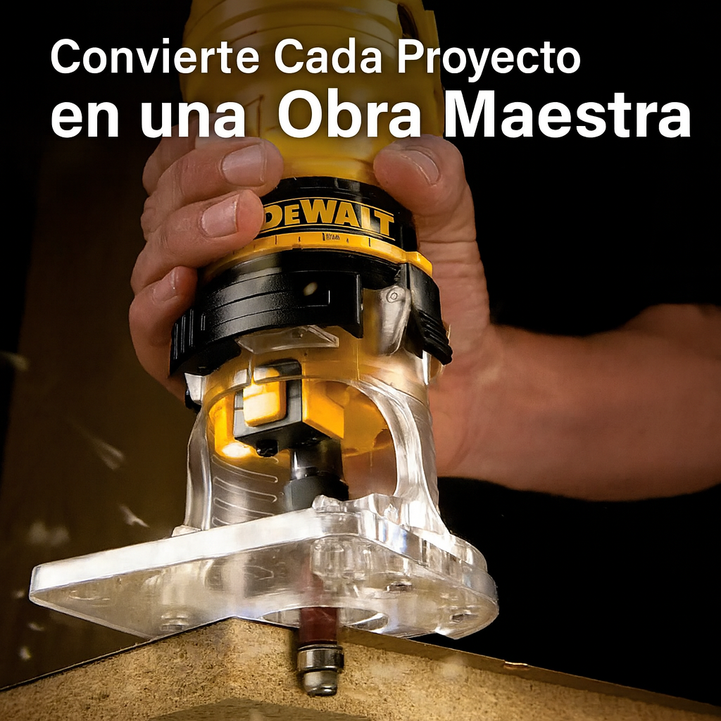Rebordeadora DEWALT – Precisión y Potencia para Acabados Profesionales