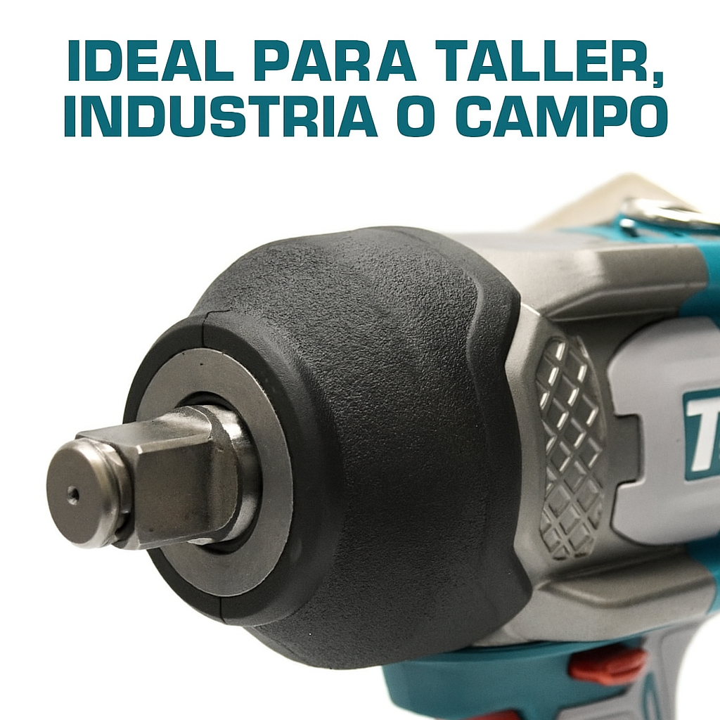 Combo Triple Llave de Impacto Brushless 20V – 400NM / 850NM / 1350NM + Cargador + 2 Baterías 1 Año de Garantía