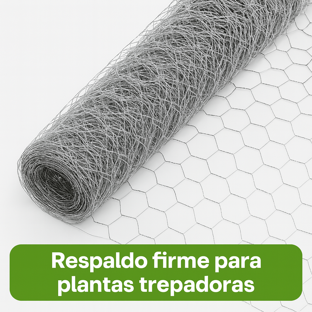 Malla Metálica Hexagonal 0,90 m × 36 m (Cal. 25 – Hueco 1 1/4")