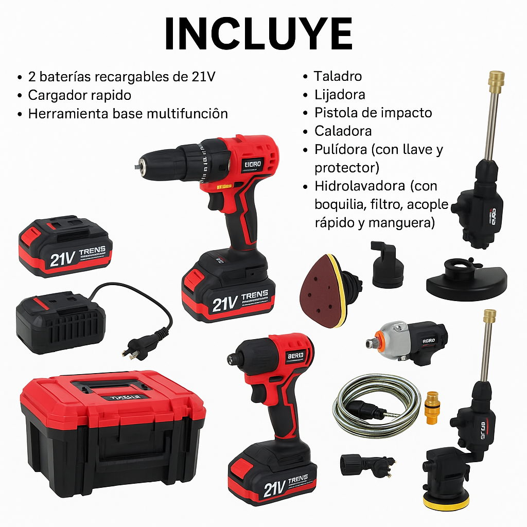 Kit 6 herramientas en uno