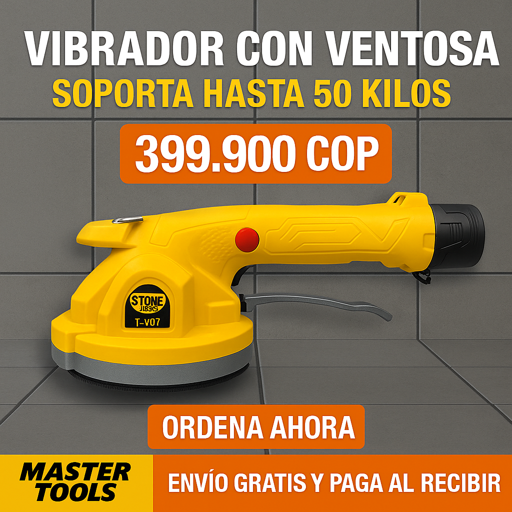 Vibrador de Baldosa 12V - Fácil instalación de Baldosa, Azulejos y Porcelanato.