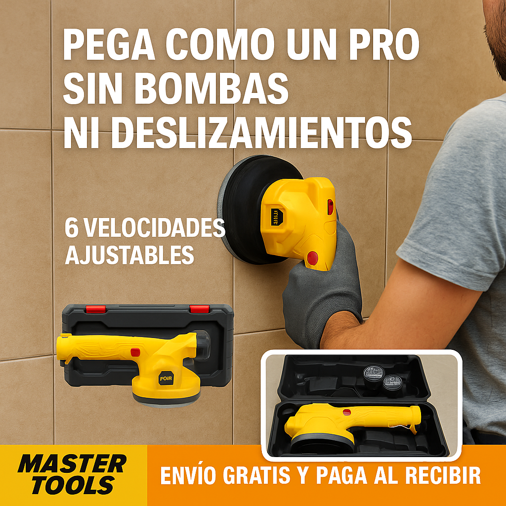 Vibrador de Baldosa 12V - Fácil instalación de Baldosa, Azulejos y Porcelanato.