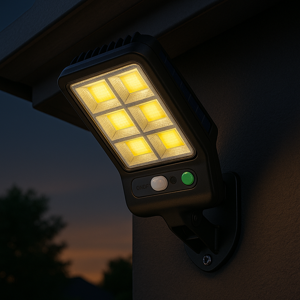 Set x4 Lámparas Solares para Exterior con Control Remoto