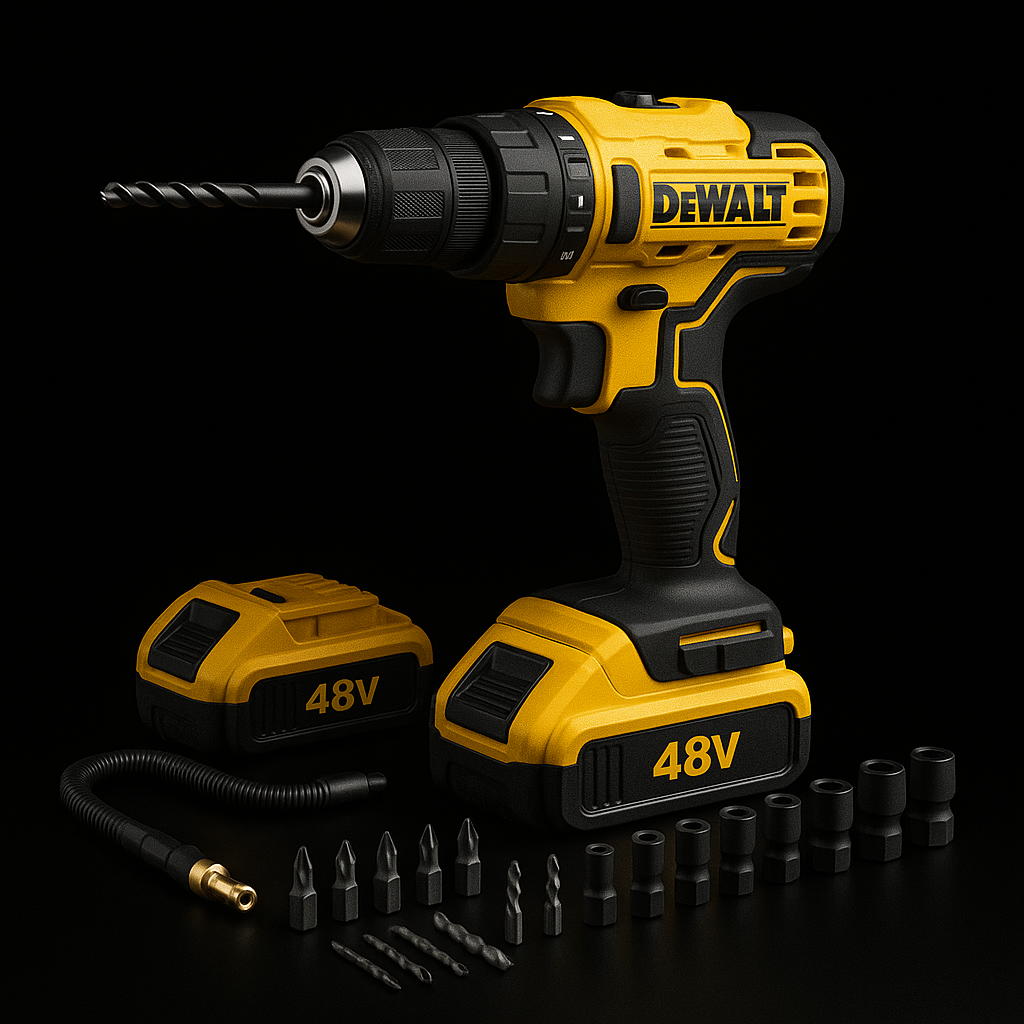 ⚡ COMBO TALADRO DEWALT 48V + HIDROLAVADORA INALÁMBRICA Makita