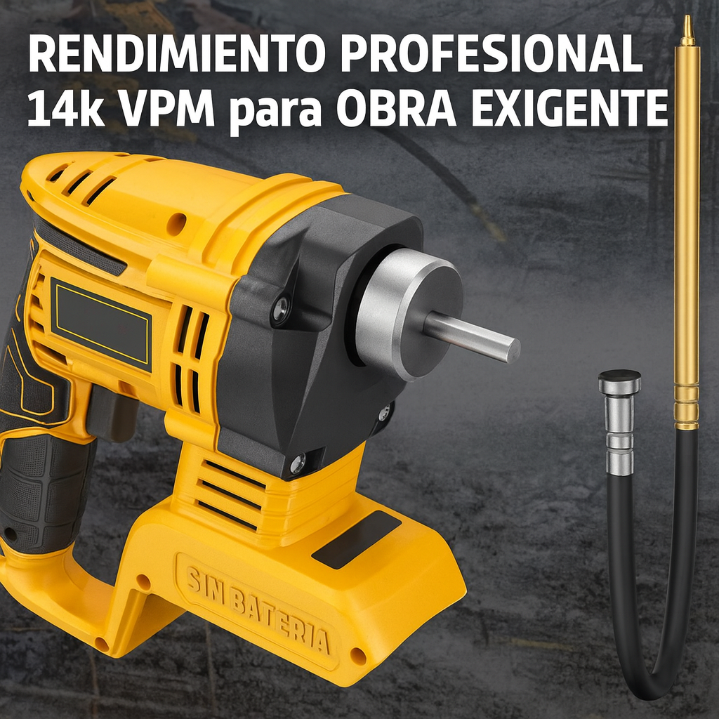 Vibrador de Hormigón Inalámbrico 20 V Dewalt