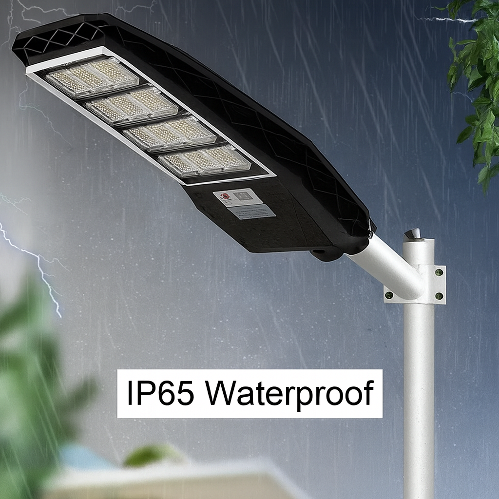 Lámpara Solar LED 400W – Potencia y Ahorro para Espacios Amplios