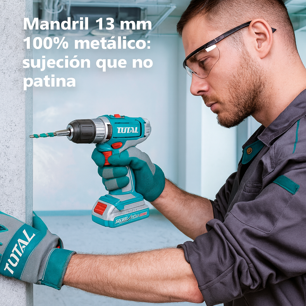 Combo 3 en 1 Rotomartillo SDS-Plus Llave de impacto 400 Nm y Taladro percutor 66Nm TOTAL 20V