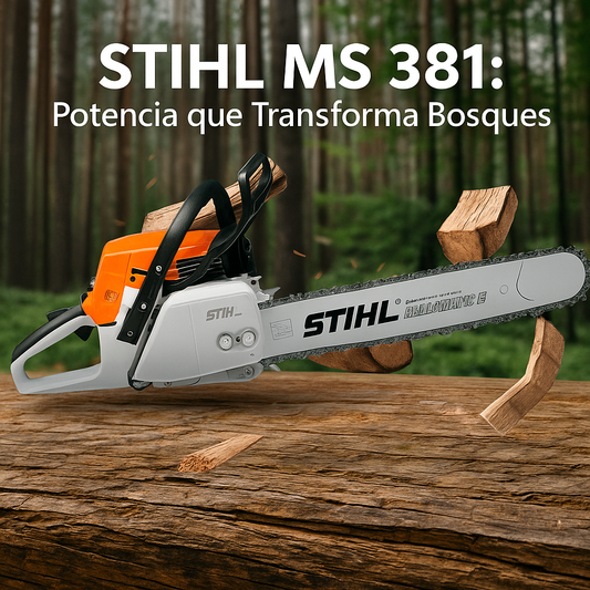 Motosierra STIHL MS 381 – Rendimiento Profesional en Cada Corte