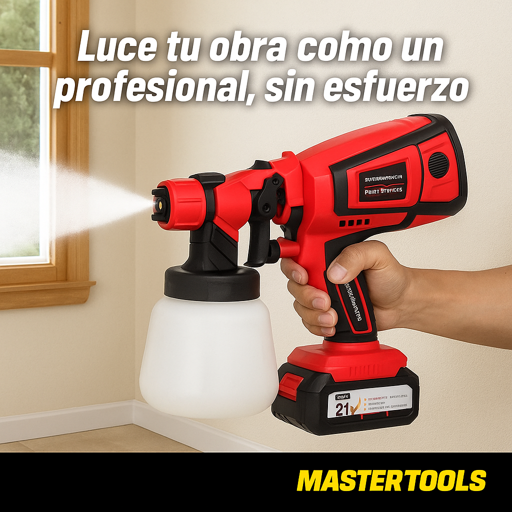 Pistola de Pintura Recargable 21V - 800ML
