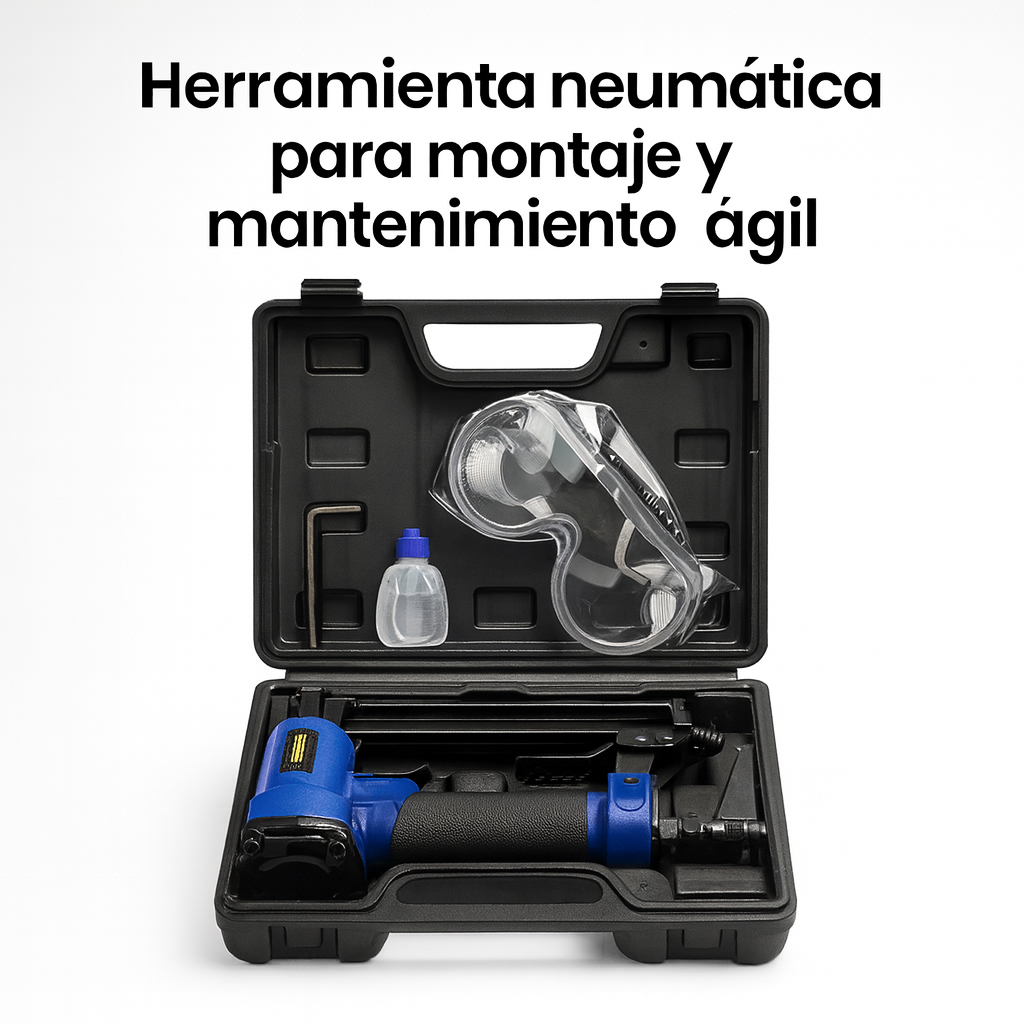 Clavadora neumática — liviana, precisa y hecha para trabajar