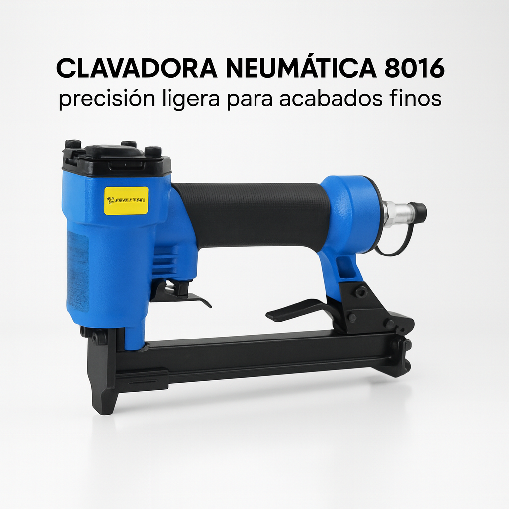 Clavadora neumática — liviana, precisa y hecha para trabajar