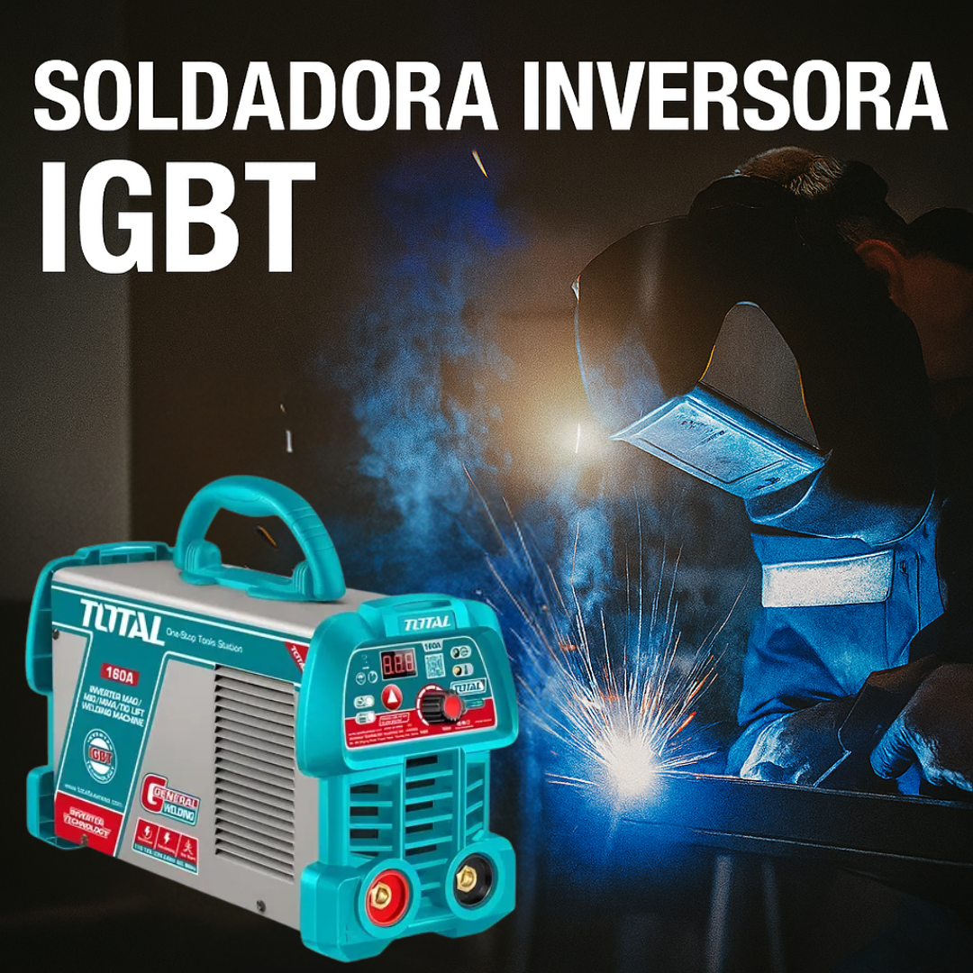 Soldadora Inversora IGBT 160A – Original 1 año de garantia