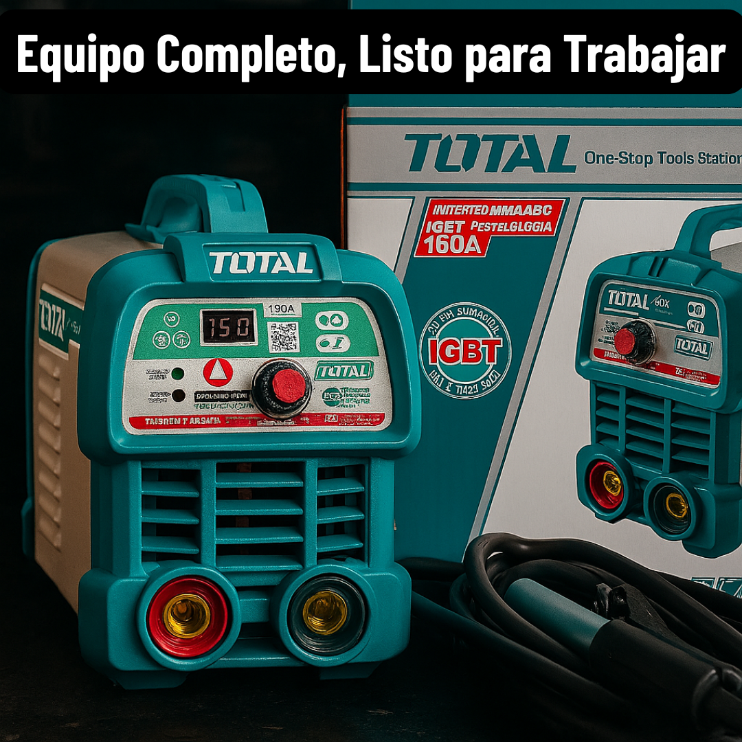 Soldadora Inversora IGBT 160A – Original 1 año de garantia