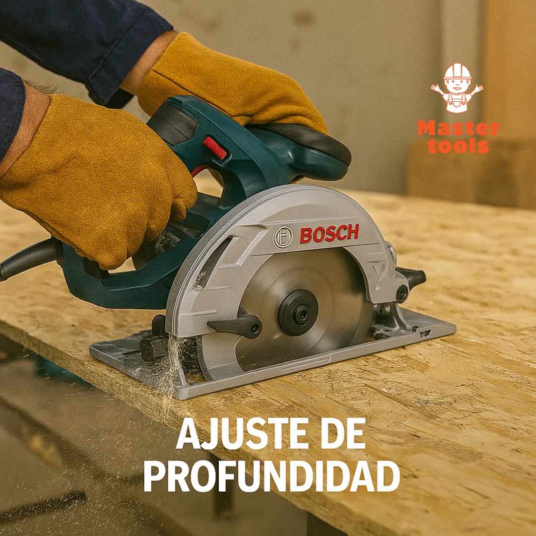 🛠 Sierra Circular Tipo Bosch con Guía Láser – Potencia y Precisión Profesional