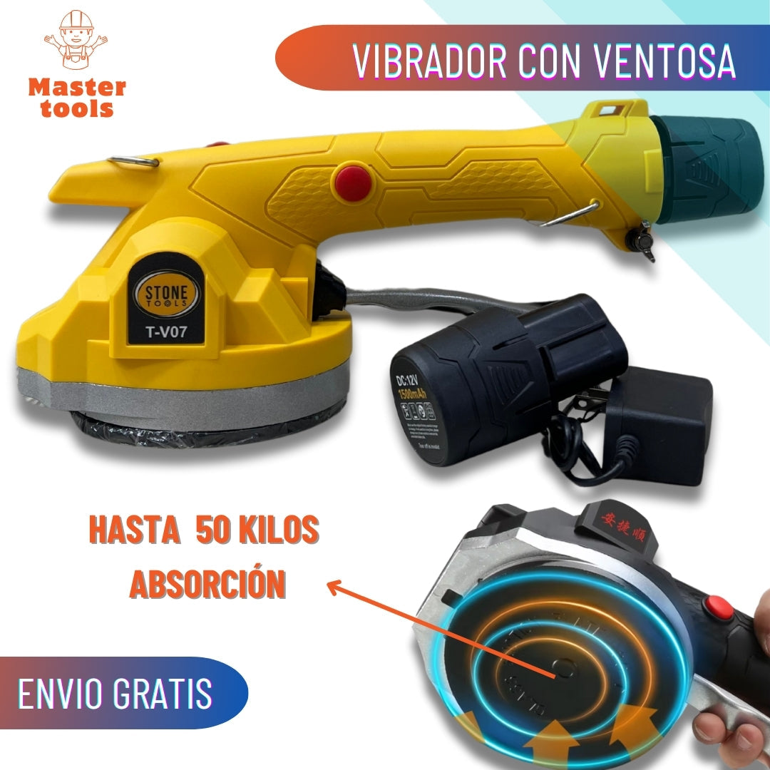 Vibrador de Baldosa 12V - Fácil instalación de Baldosa, Azulejos y Porcelanato.