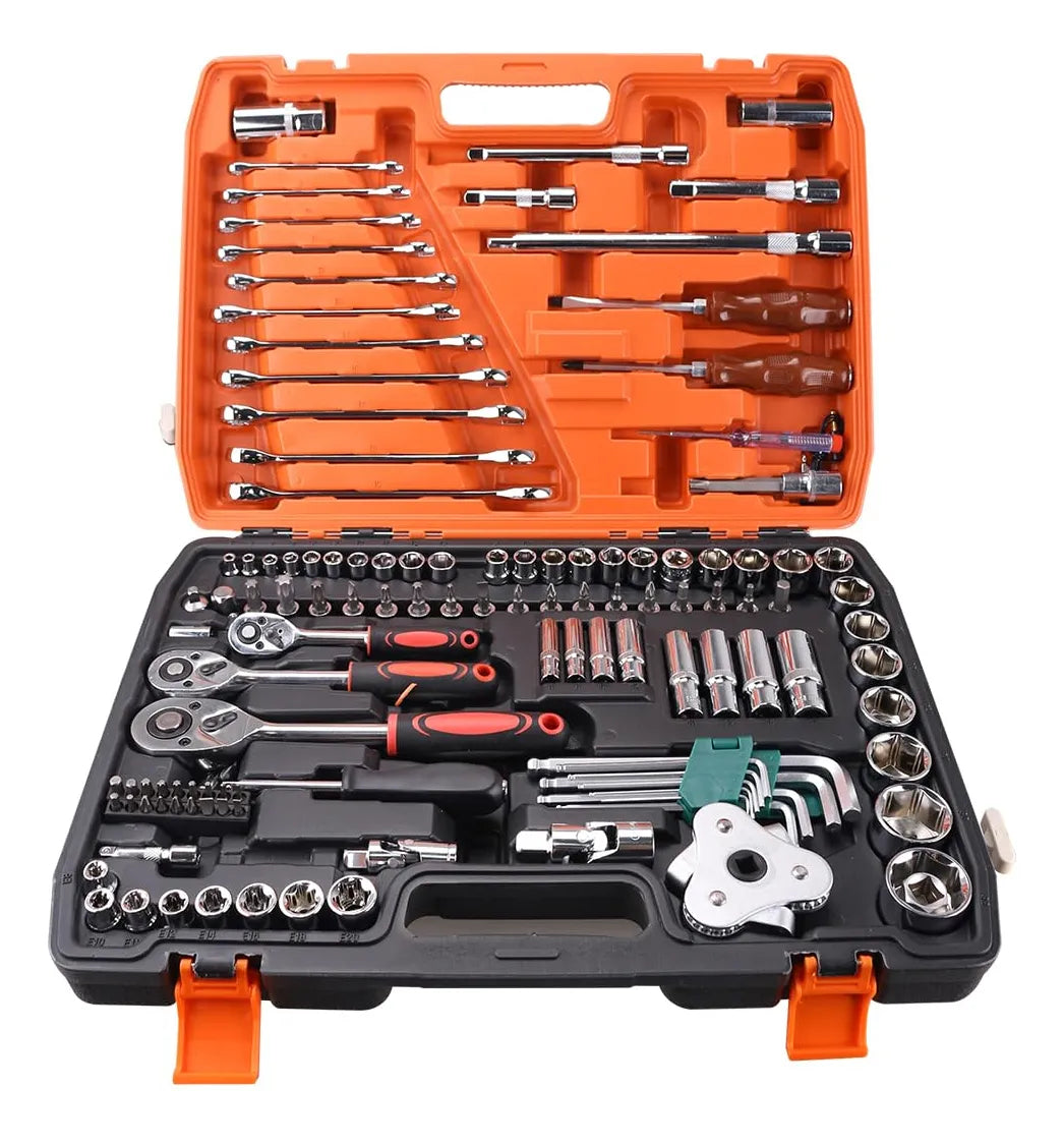 Juego De Copas Rache Completo Atornilladores Kit Full 121 Piezas