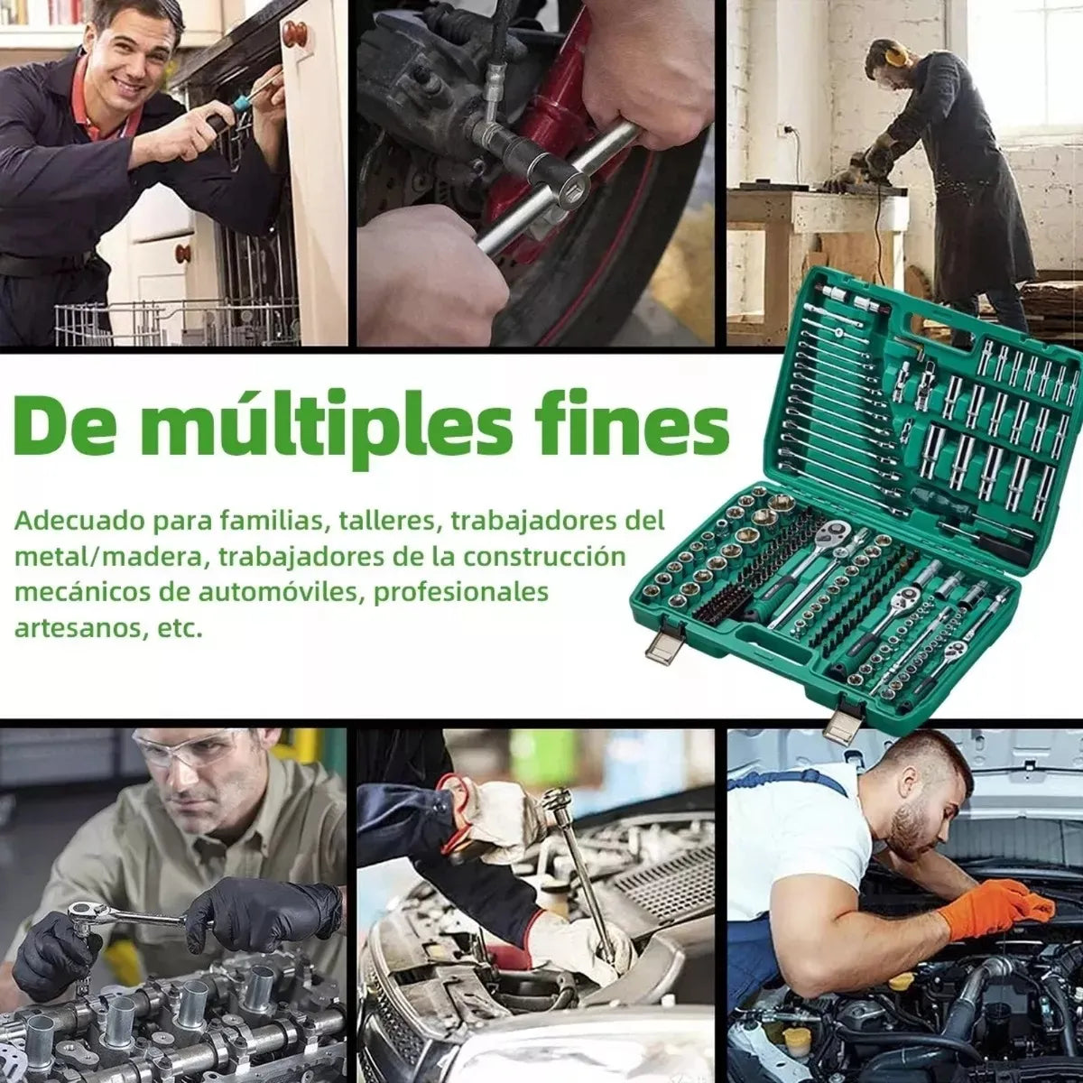 Set  de Herramientas de 216 Piezas CR-V   – ¡Precisión y Resistencia para Todo Tipo Trabajo