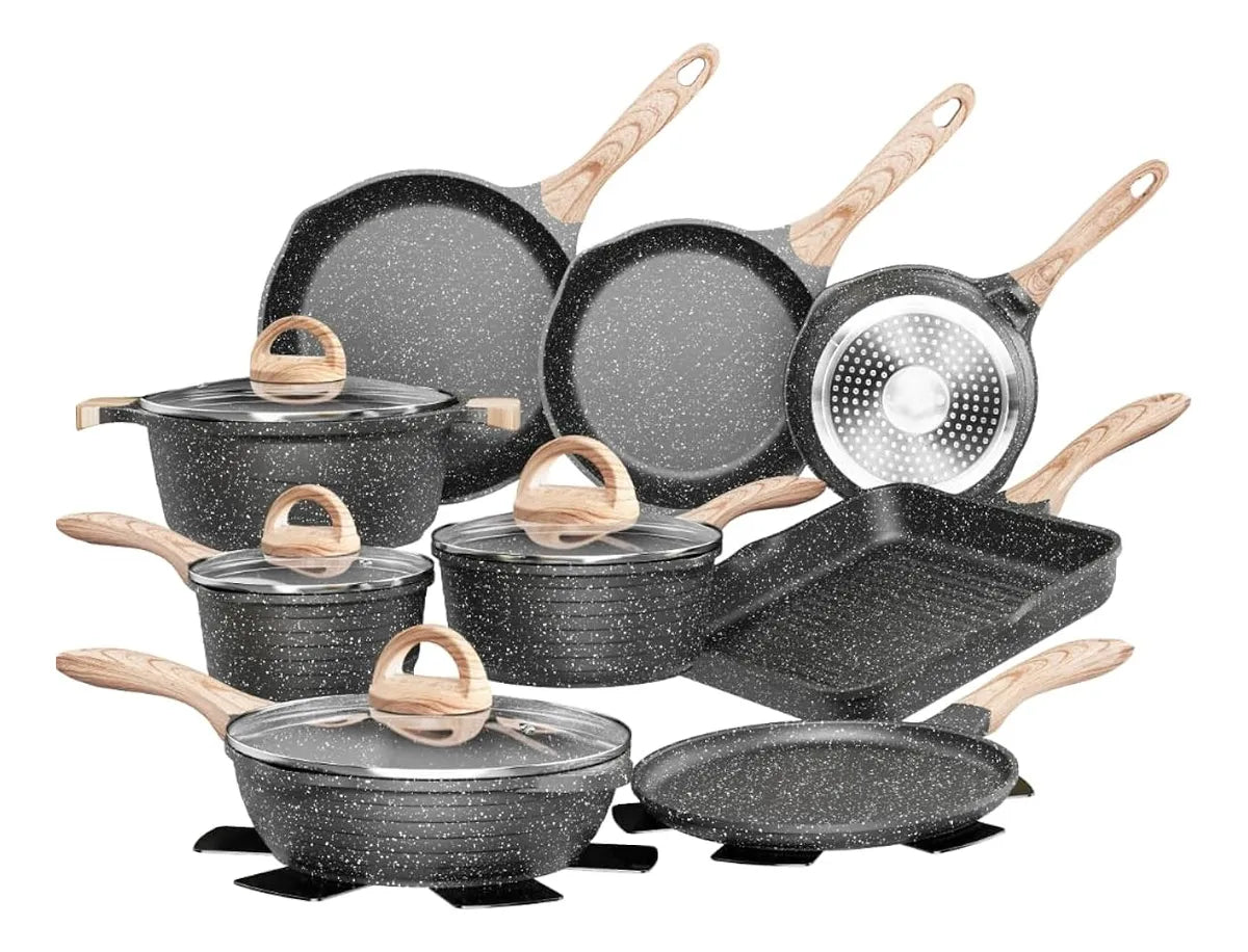Juego De Ollas Y Sartenes Antiadherentes 11 Piezas