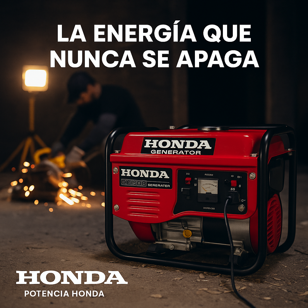 ⚡ PLANTA GENERADORA HONDA 1500W – MODELO HZ1500 (SIN ESCOBILLAS)