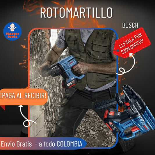 Rotomartillo Inalámbrico Bosch 128V 🔧✨