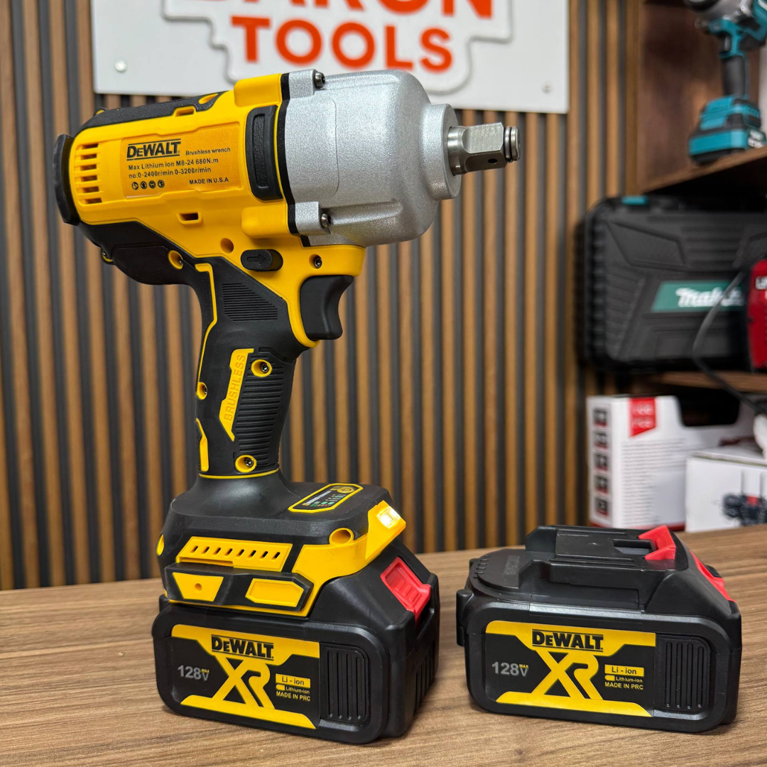 Pistola de impacto 680Nm DeWALT - poder industrial