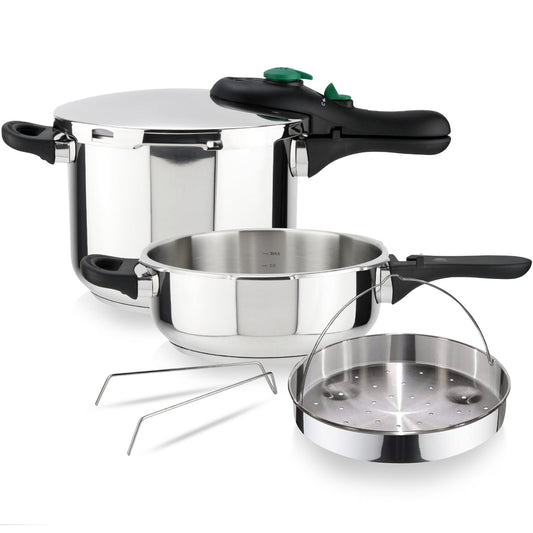 Olla De Presión Magefesa De Acero Inoxidable 8 Cuartos