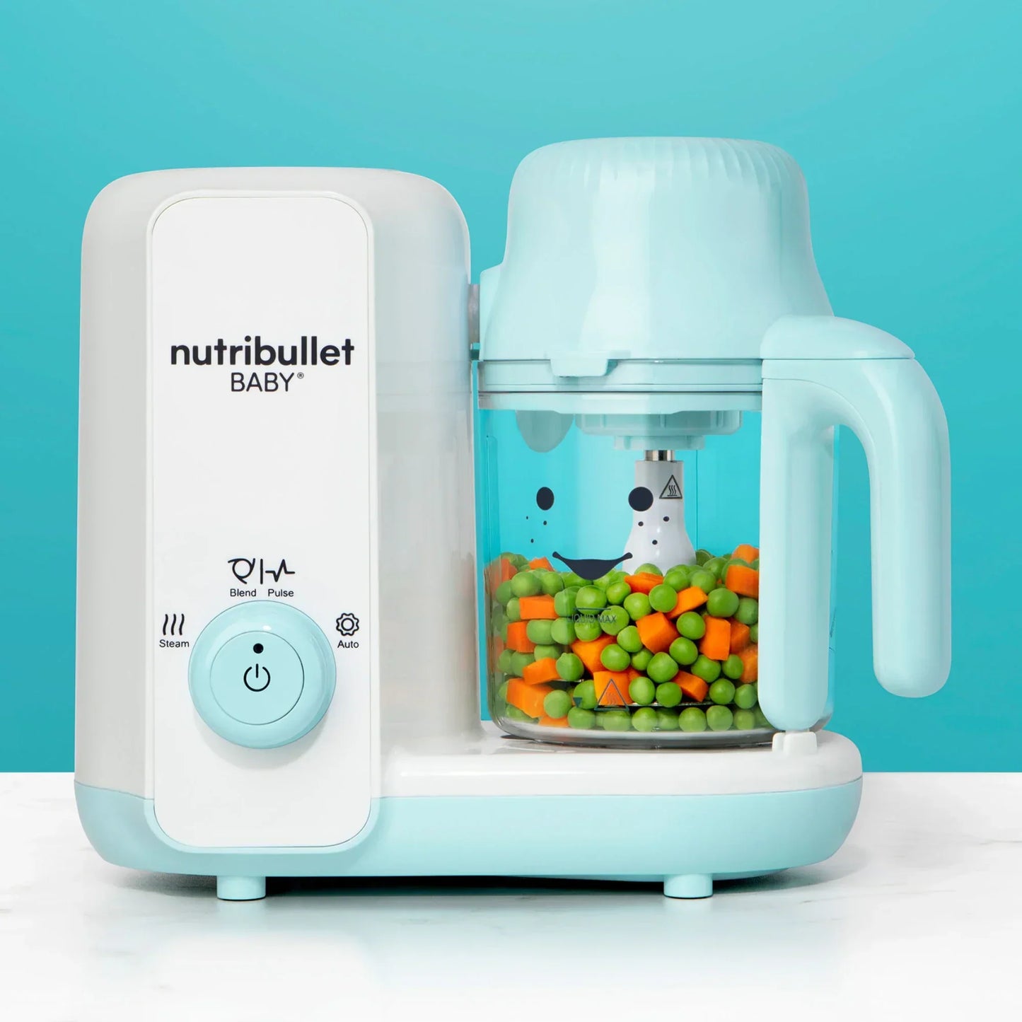 nutribullet Baby Steam + Blend Cocine y mezcle alimentos frescos para bebés en una sola máquina