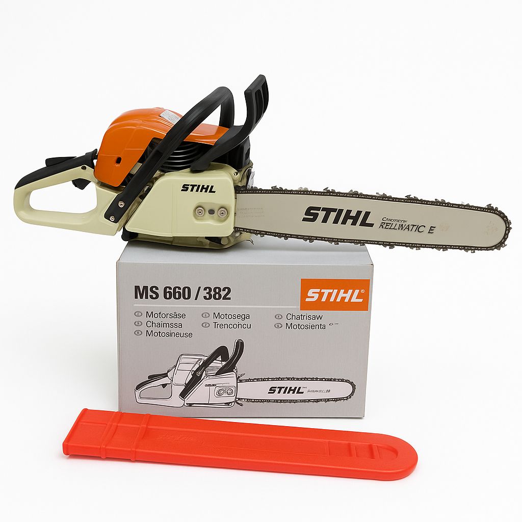 Motosierra Stihl MS 660 + Aceite y Caja