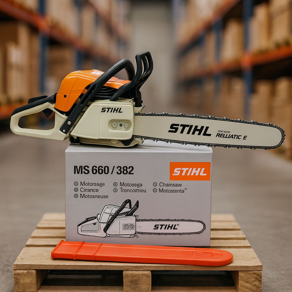 Motosierra Stihl MS 660 + Aceite y Caja
