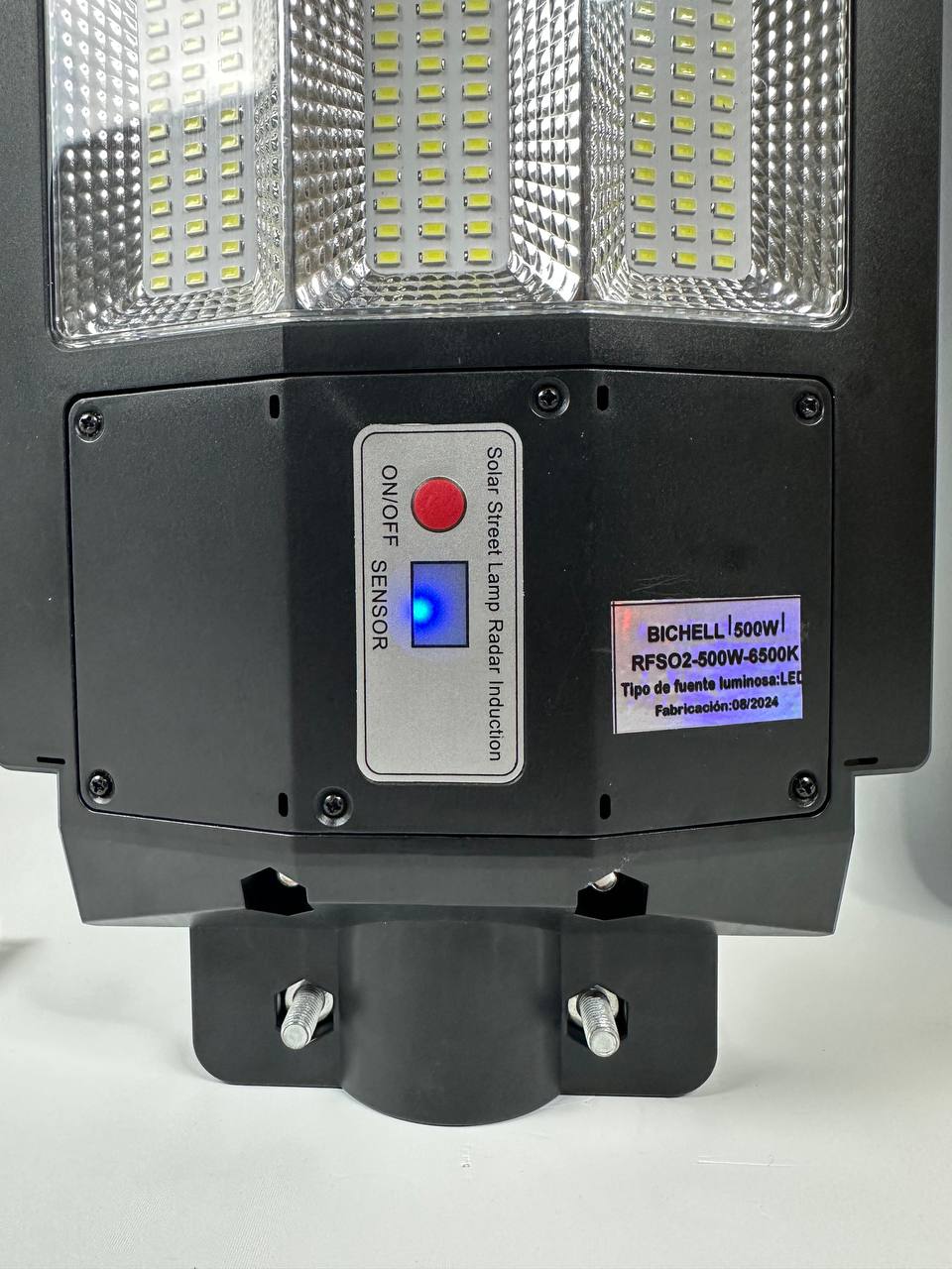 Lámpara Solar 500W – Grande (70 x 24 cm) + Obsequio: Tubo de Instalación – 1 Año de Garantía Real