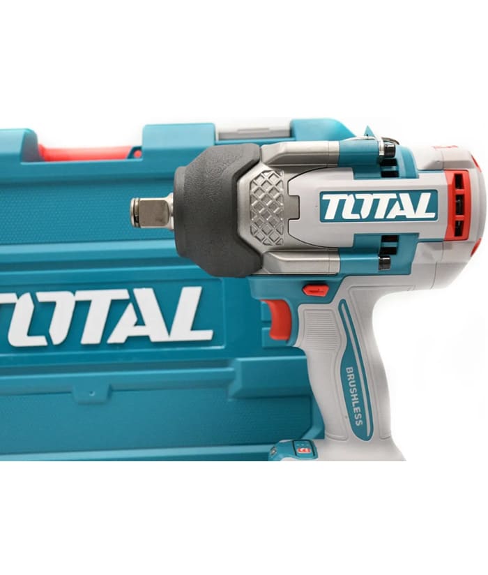 Llave de Impacto TOTAL Original 3/4” – 1350 Nm para Ajustar, 1900 Nm para Aflojar, con 1 Año de Garantía