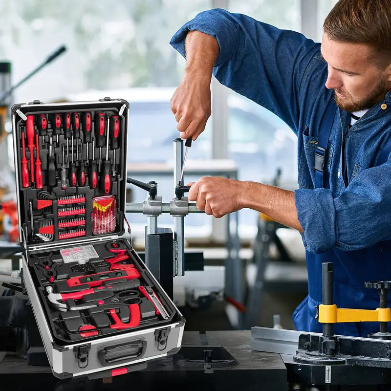 Maleta de Herramientas de 187 Piezas – Resistencia y Versatilidad en un Solo Set 🔧💼