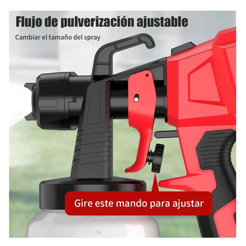 Pistola de Pintura Recargable 21V - 800ML
